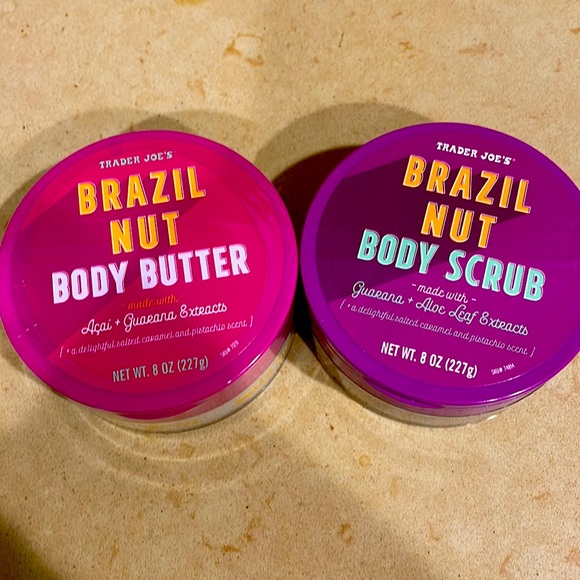 trader joes Bath & Body Trader Joes Famous Brazil Nut Body Butter Scrub New Bum Bum Cream